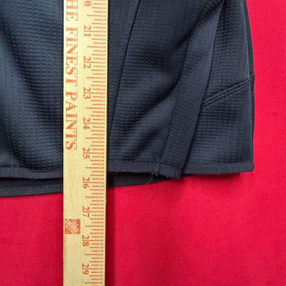 Eddie Bauer Mens Black Full Zip Fleece Jacket Textured Waffle Knit Size Medium - Picture 4 of 6